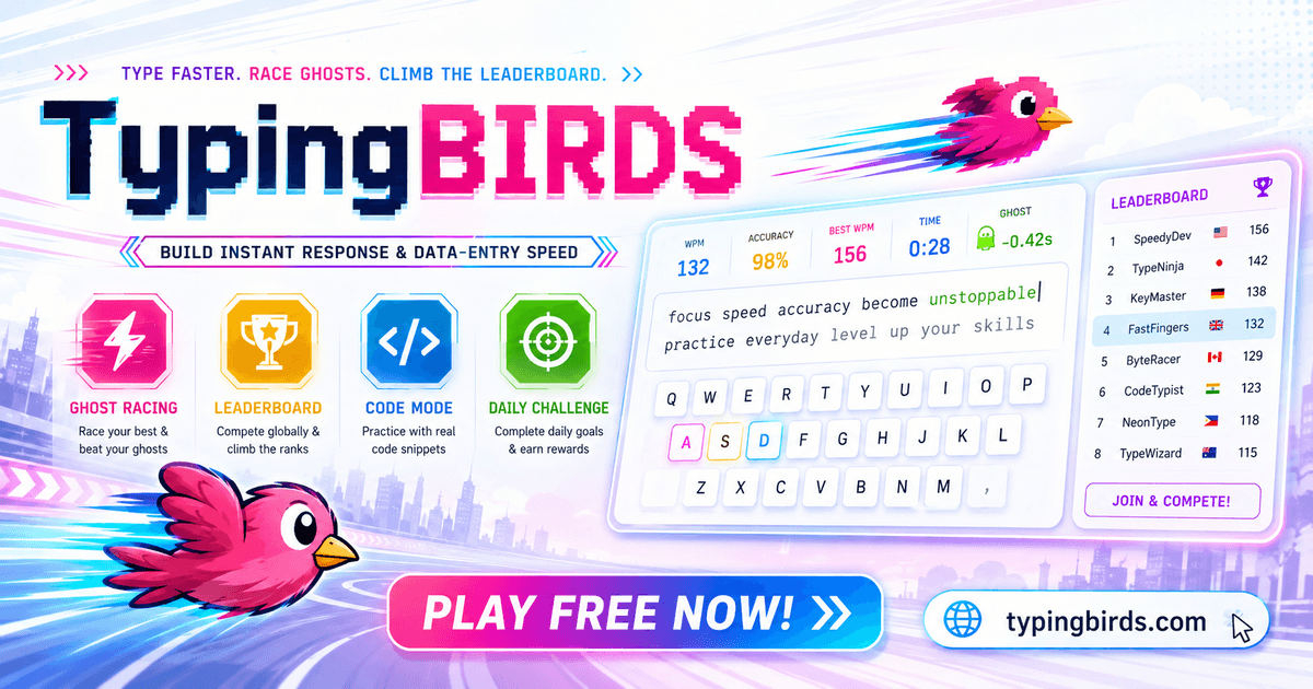 TypingBIRDS - Product Image
