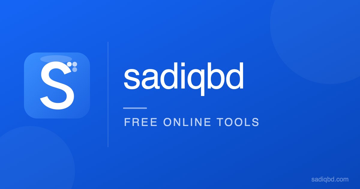 sadiqbd Tools - Product Image